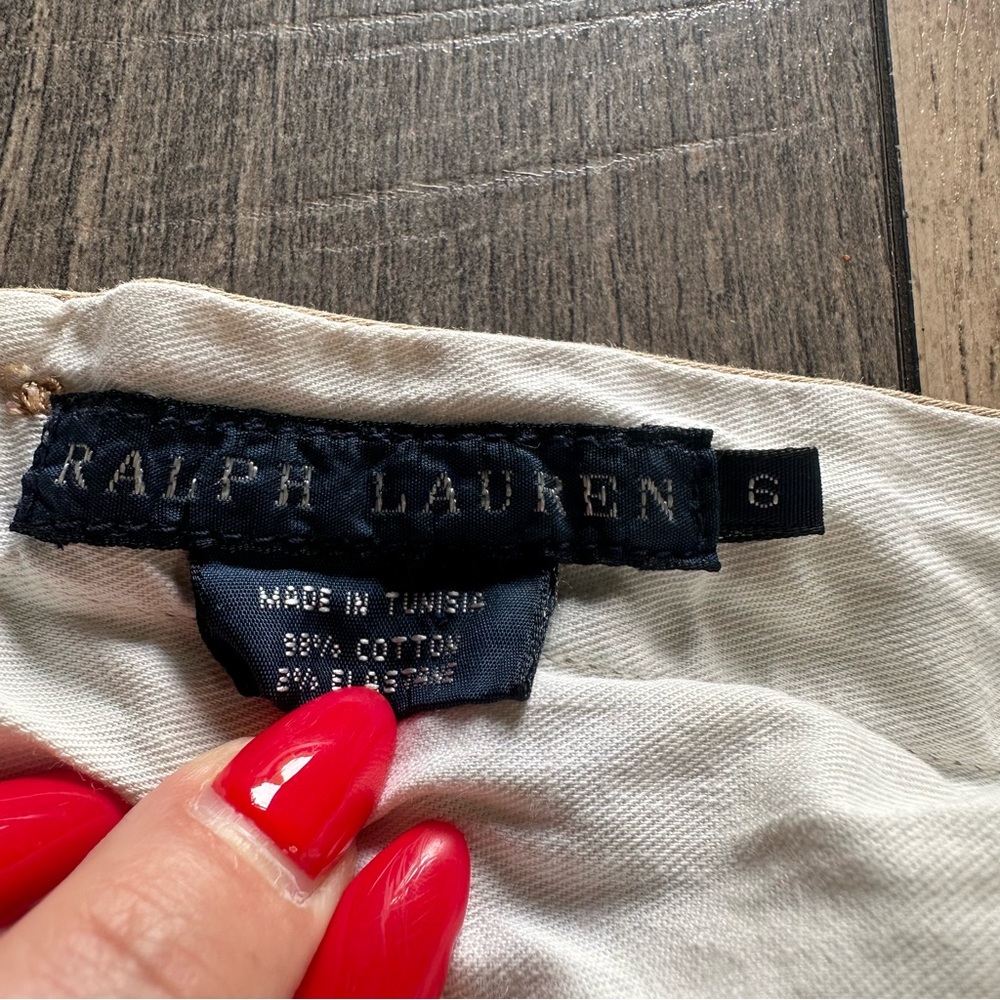 Ralph Lauren Blue Label Tan Skinny Pants - Picture 5 of 9